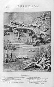 De val van Phaeton, 1615 door Leonard Gaultier