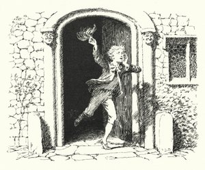 Meisjes en jongens, kom buiten spelen; de maan schijnt zo helder als de dag door Leonard Leslie Brooke