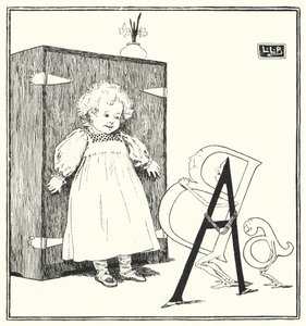 Grote A, kleine a, Stuiterende B door Leonard Leslie Brooke