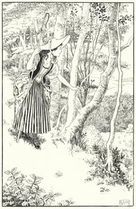 Klein Bo-Peep door Leonard Leslie Brooke