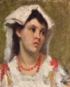 La ciociara Portret van een boerin uit de regio Ciociaria nabij Rome