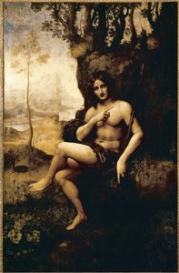 Bacchus door Leonardo da (studio of) Vinci