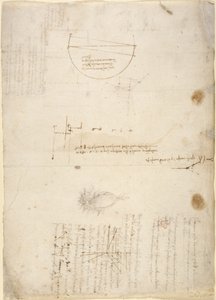 Aantekeningen en diagrammen over mechanica, uit 