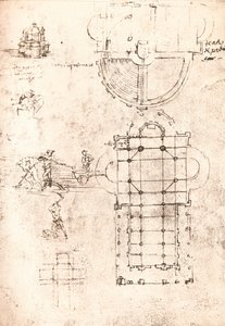 Tekening van kerken