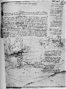 Eerste pagina van De Armeense Brieven, 1928 door Leonardo da Vinci