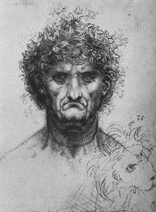Volledig Gezicht van een Oude Man met een Krans, ca. 1480, 1945