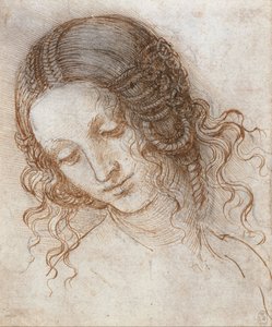 Hoofd van Leda door Leonardo da Vinci