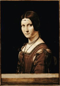 La Belle Ferronniere door Leonardo da Vinci