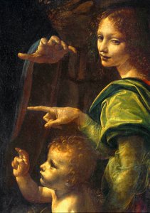 La Vierge aux rochers - De Madonna van de rotsen ... door Leonardo da Vinci
