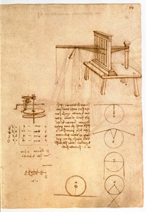 Studie voor een textielmachine, 