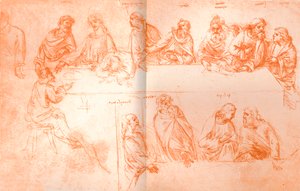Voorbereidende schets voor het schilderij van 