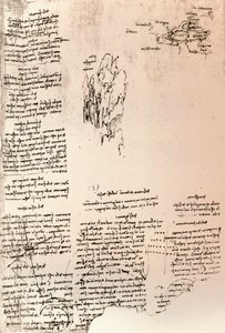Schets van een piek in Armenië, en een schetskaart van Armenië, ca. 1472-ca. 1519, 1883