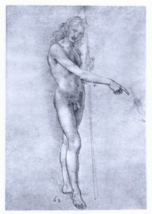 Sint Jan de Doper, ca. 1478 door Leonardo da Vinci