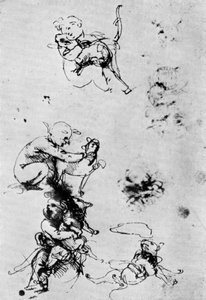 Studies voor een Madonna Del Gatto, 15e eeuw 1930