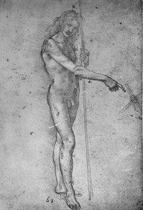 Studie voor een jonge Sint Johannes de Doper, ca. 1480