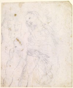 Studie van een Madonna [verso]