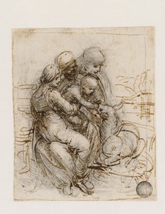 De Maagd en het Kind met Sint Anna Anna Metterza, ca. 1501