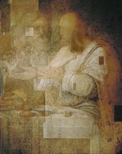 De apostel Simon (fresco) door Leonardo da Vinci