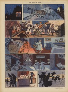 Kerstavond. Illustratie voor Le Rire