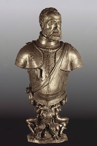 Portretbuste van de Heilige Roomse Keizer Karel V (1500-58)