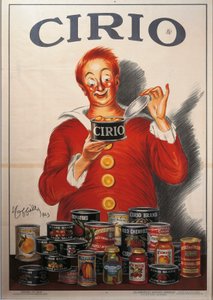 Advertentie voor Cirio voedselconserven