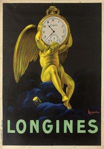 Advertentieposter voor de Zwitserse horlogemakers Longines, 1922