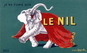 Ik rook alleen de Nijl (reclameposter) door Leonetto Cappiello