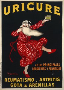 Uricure, ca. 1910 door Leonetto Cappiello