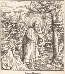 Sint Ramaricus door Leonhard Beck