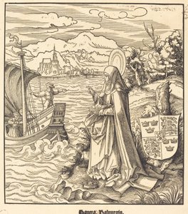 Sint Walpurgis door Leonhard Beck