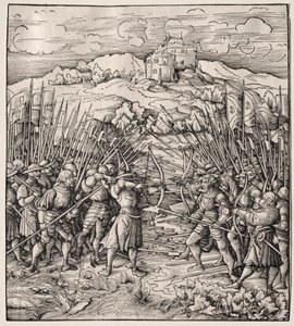 De strijd tegen de Blauwe Compagnie, 1512-1518 door Leonhard Beck