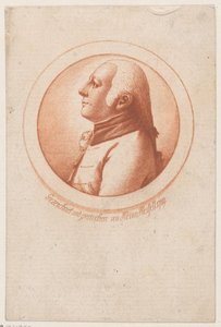 Portret van een onbekende man door Leonhard Heinrich Hessell
