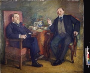 Theetijd - Portretten van verzamelaars Ossip Cetlin en David Wyssotski