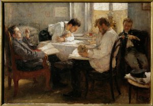 De avond voor het examen door Leonid Osipovic Pasternak