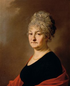 Portret van barones Schlassnig, geboren Barreaux door Leopold Blonder
