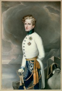 Koning van Rome en Prins van Parma Napoleon II, hertog van Reichstadt in uniform als luitenant-kolonel van het Regiment Gustave Prins van Wasa