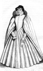Caterina de Medici, Franse vintage kleding XVI eeuw Henri koninkrijk II, Koning van Frankrijk door Leopold Massard