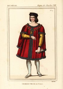Koning Karel VIII van Frankrijk, de Beminnelijke door Leopold Massard