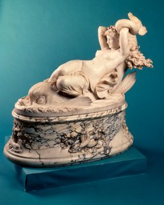 Galatea rijdend op een dolfijn, circa 1880 door Leopoldo Ansiglione