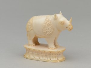 Witte loper, schaakstuk, India, circa 1820