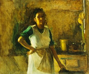 La Cocinera door Leopoldo Romañach