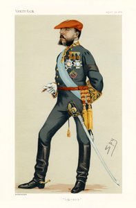 Don Carlos, hertog van Madrid - portret staand