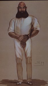 Cricketheld W.G. Grace, karikatuur voor Vanity Fair