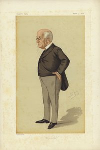James Manby Gully, MD, Hydrotherapie, Vanity Fair Cartoon door Leslie Matthew Ward