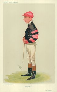 Arthur Templeman, een rijzende ster, 7 november 1906, Vanity Fair cartoon