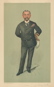 Kapitein Percy Scott, artillerie, 17 september 1903, Vanity Fair cartoon