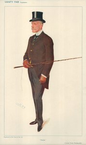 Kolonel Frank Shuttleworth, Charlie, 10 februari 1909, Vanity Fair cartoon door Leslie Matthew Ward