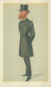 Lord Dorchester, The Turf, 24 maart 1877, Vanity Fair cartoon door Leslie Matthew Ward
