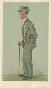 Mr Edward Weatherby, Het wedstrijdboek, 17 oktober 1901, Vanity Fair cartoon door Leslie Matthew Ward