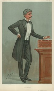 Mr George Wyndham, Dover en oorlog, 20 september 1900, Vanity Fair cartoon door Leslie Matthew Ward
